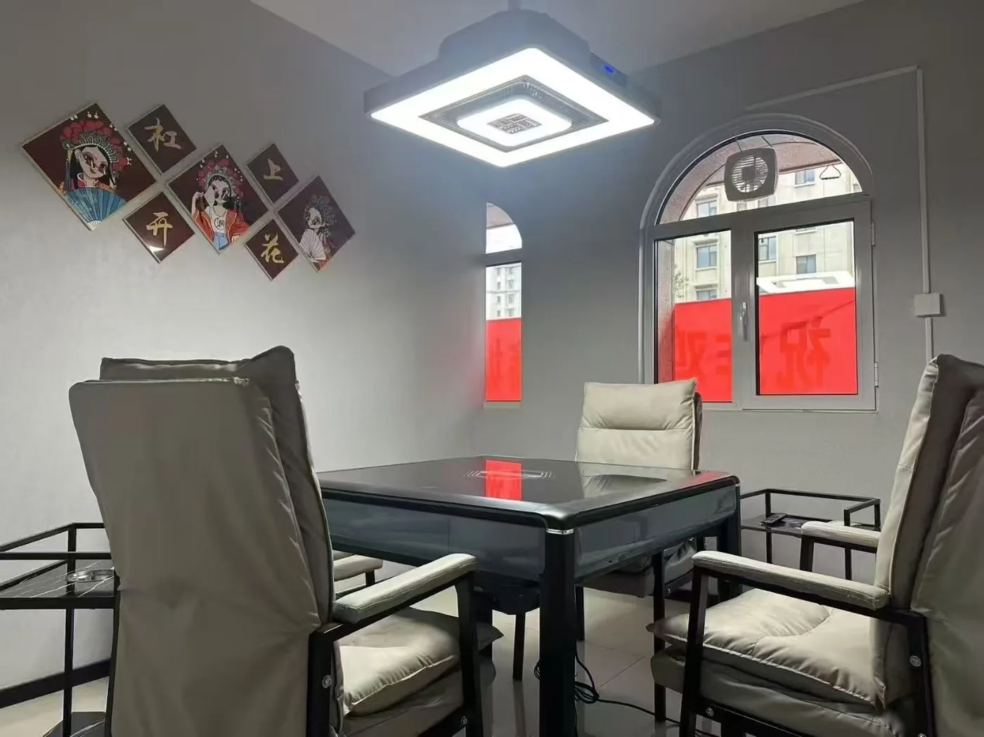棋牌室实景