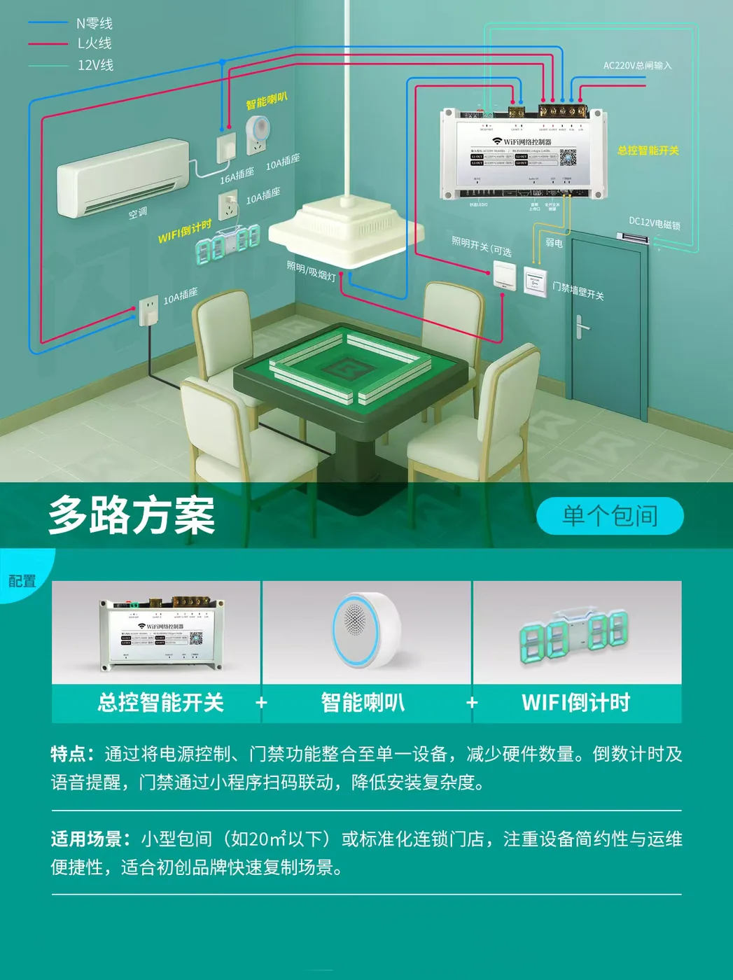 单路线路连接原理图